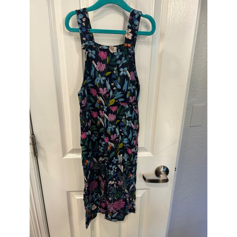 Next Jumpsuit Navy Floral Viscose Sleeveless‎ One-Piece Kids Size 5 Years